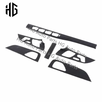 Full Set Dry Carbon Fiber Car Interior Center Cover Kit For Mercedes Benz GLE Class C167 GLE63 GLE350 GLE450 Interior Trim Parts - immagine 3
