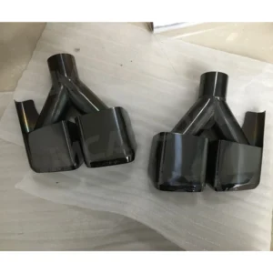 Stainless Steel Rear Bumper Exhaust Tips Muffler Decoration for Benz W212 W205 W204 CLS Class W218 Four Outlet Pipe Tips
