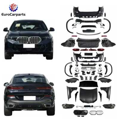 Xds PP Material Body Kit For X6 F16 2015-2019 Year Upgrade To G06 LCI 2024y~ M-TECH BODYKIT Facelift Car Bumpers Exterior Parts