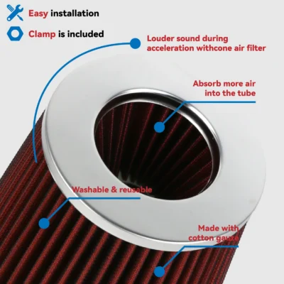 Car Modification Cold Air Intake System Filter Kit for Infiniti G37 3.7L 2008-2013 Nissan 370Z 2009-2020 - immagine 3