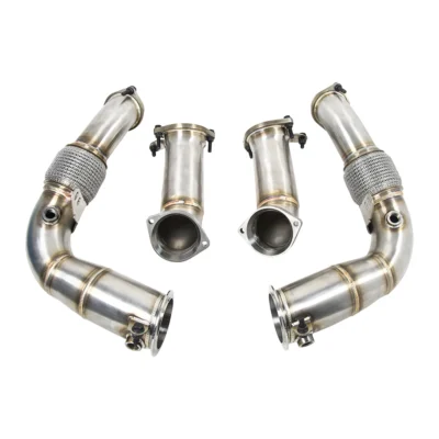 2024+ For BMW X5M F95 X6M F96 LCI 4.4TT S68 Race Downpipe Exhaust New Condition - immagine 3