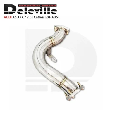 Engine Stainless Steel Turbo Manifold Header For AUDI A6 A7 C7 2.0T 2012-2018 Exhaust Downpipe exhaust manifold Manufacturers - Image 3