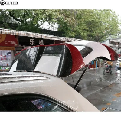 Q5 SQ5 Carbon Fiber Rear Roof Spoiler Wings for Audi Q5 Car Body Kit 09-17 - immagine 3