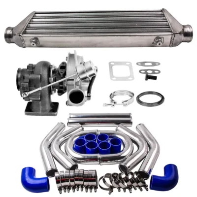 T3 Universal Turbo 0.63 A/R + Intercooler + 2.5" 64mm Intercooler Piping Kit