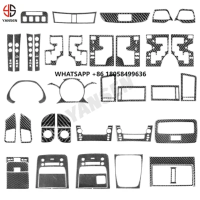 Real Carbon Fiber Car Interior Sticker Decoration Accessories for Lexus GS 2006-2011 Upgrade Body Kit