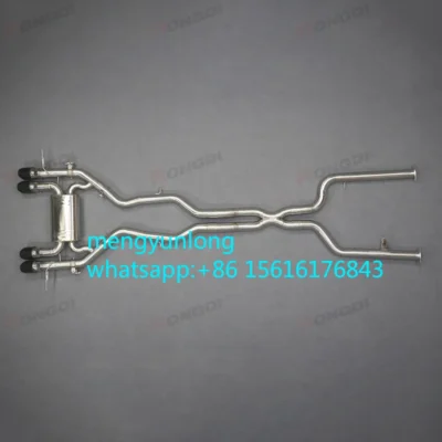 76mm Modified Sport Car Stainless Steel Dual Pipes Exhaust Pipes System Electronic Valve Muffler for M2 G87 S58 3.0T - immagine 3