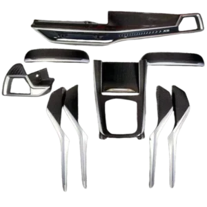 For Integral Kits For BMW New X5 X6 X7 G30 G38 100% Real Carbon Fiber Car Interior Trims Dashboard Door Cover Accessories