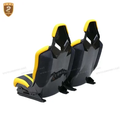 For Lamborghini Aventador SVJ Racing Car Seat Leather Carbon Fiber Bucket Lightweight Seats - Image 5