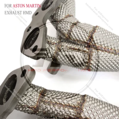 HMD Stainless Steel Exhaust System Resonant tube for Aston Martin Rapide V12 6.0L manifold 🛫 - immagine 5