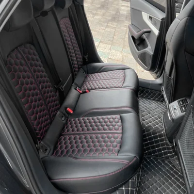 A3 A4 A5 A6 A7 A8 Q3 Q5 Q7 carbon fiber bucket seat For all Audi to RS Car accessories racing sports seats custom leather design - immagine 4