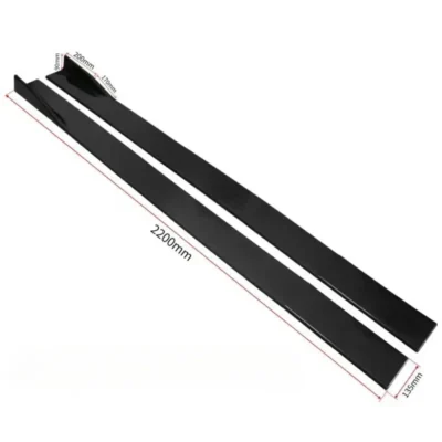 Car Exterior Lower Side Splitter Diffuser Winglet Side Wing Bumper Lip For Volkswagen Golf 7 7.5 MK7/7.5 R GTI R-Line 2013-2019 - immagine 5
