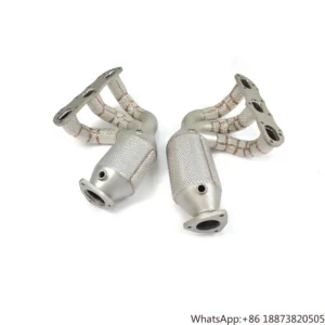 Ss304 Sport Cat Manifolds for Porsche 911 991 991.1 3.4L 3.8L/997 997.1 997.2 3.6L 3.8L Headers Exhaust Car Accessories