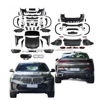 Upgrade Modification KitF16 To G06 Body Kit Car Sets For Bmws 2015-2019 Year X6 Old To New 2024 Style M Sport MT Look Bodykit