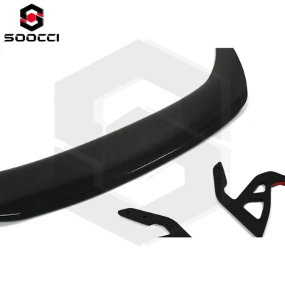 Dry Carbon Fiber AD Style Rear Spoiler for BMW G80 M3 G82 G83 M4 Trunk Lip Swan Neck Wing Splitter Diffuser Body Kit - immagine 2