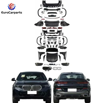 Xds PP Material Body Kit For X6 F16 2015-2019 Year Upgrade To G06 LCI 2024y~ M-TECH BODYKIT Facelift Car Bumpers Exterior Parts - immagine 2