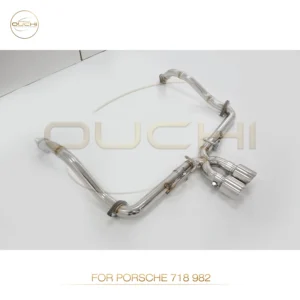 OUCHI Stainless Steel Vales Exhaust Catback For Porsche 718 Cayman/Boxster 982 T 2016-2020 2.0T Without Muffler Auto Performance