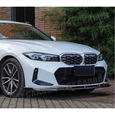 Body Kits Dry Carbon Fiber Bumper Front Lip Rear Diffuser Side Skirts Rear Spoiler Wing For BMW G20 CMST Sport 2023+ FRP - immagine 3