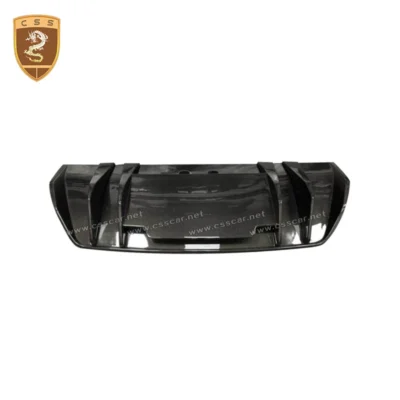 For Audi-R8 2007-2015 car body kit Vors style real carbon fiber front rear diffuser splitter auto spoiler tail wing decoration - immagine 5