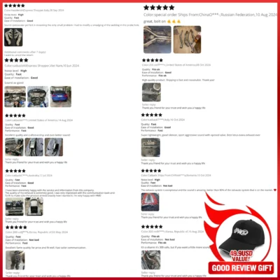 High Performance Downpipe for BMW M3 M4 G80 G82 OUCHI Titanium alloy Exhaust System car accessories without catalysis🚗 - immagine 4