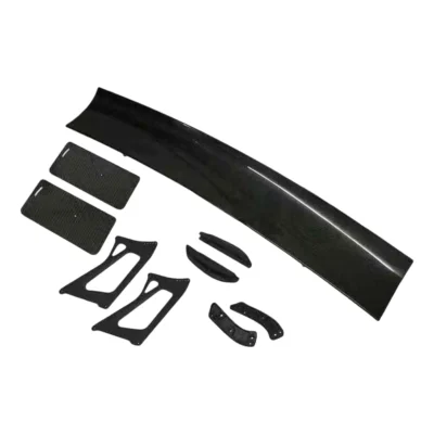 For Toyota GR SUPRA A90 A91 MK5 Carbon Fiber Rear Trunk Lid Spoiler Tail Wing Lip Diffuser Splitter VERUS Style Body Kit - immagine 6