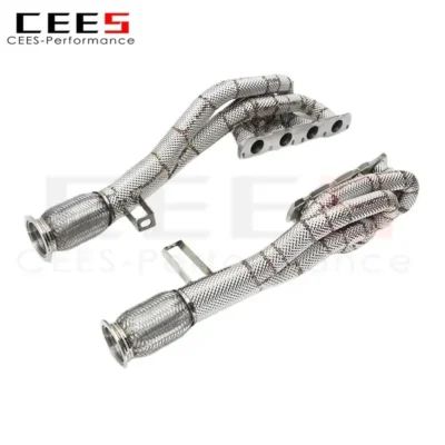 CEES Exhaust Manifold for AUDI R8 V8 4.2 2008-2020 Stainless Steel Exhaust Pipe High Performance Car Headers Exhaust System - immagine 2