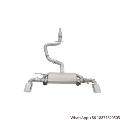 Auto Performance Part Valvetronic Stainless Steel Tuning Muffler Catback Exhaust Pipe for VW Scirocco R 2.0T 2015-