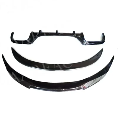 Carbon Fiber Rear Bumper Diffuser Front Lip Rear Trunk Spoiler Wing for BMW 6 Series E63 E64 M6 2006-2010 Car Styling - immagine 3