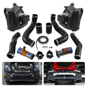 Performance Upgrade Bar & Plate Intercooler Pipe Hose Kit Panamera 971.1, 971.2 Twin-Turbocharged Engine 2009-2020 Aluminum