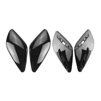Front Bumper Splitter Air Vent Trim Kit & Rear Trunk Spoiler Roof Wing For Mercedes Benz A Class W176 A45 AMG Sport 2016-2018 - immagine 3