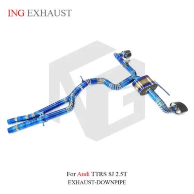 ING Titanium Exhaust for Audi TTRS 8J 2.5T Catback Exhaust Pipe With Muffler Valves High Quality Auto Performance Tuning Parts - Image 5