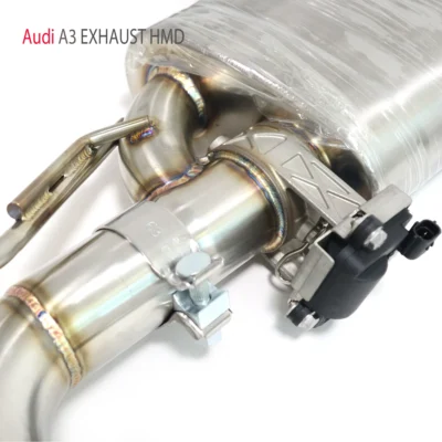 HMD Hot Sale Stainless Steel Exhaust System High Performance Catback For Audi A3 Auto Modification Electronic Valve With Muffler - immagine 5
