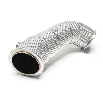 For 2018+ BMW M5 F90 M8 F91 F92 F93 S63 4.4TT Ich Competition Models Racing Downpipe Exhaust With Heat Shield - immagine 3