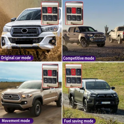 Throttle accelerator compatible with Toyota Tacoma HILUX HILUX VIII pickup car sports switch to enhance car performance module - immagine 6