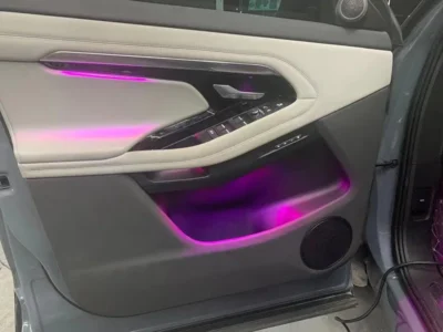 Atmosphere Lamp Suitable for Range Rover Evoque 2018-2020 10 Colors Inter Door Ambient Light Car LCD Panel Screen Control - immagine 3