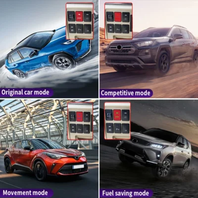 Throttle accelerator compatible with Toyota C-HR RAV4 Wildlander Fortuner car sports switch module to improve car performance - immagine 5