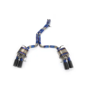 Titanium Alloy Exhaust Catback For Audi S6 S7 C8 2020-2021 2.9T With Muffler Valves Auto Performance Parts Exhaust Pipes