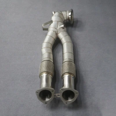 Modification Rongdi High Flow Heat Shield Exhaust Straight Downpipe for TTRS RS3 2015-2019 2.0T - immagine 5