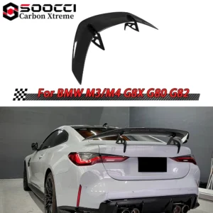Dry Carbon Fiber AD Style Rear Spoiler for BMW G80 M3 G82 G83 M4 Trunk Lip Swan Neck Wing Splitter Diffuser Body Kit