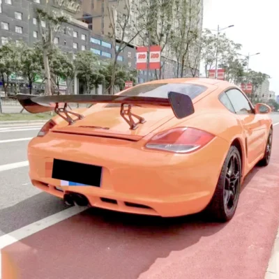 ABS High Quality Rear Window Roof Wing Spoiler Wing Refit Trim Diffuser For Porsche 718/981/911 Car Accessories - Image 2