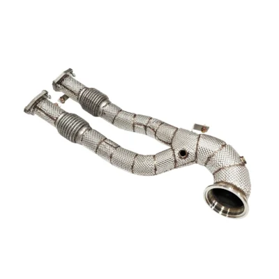 High-Performance Downpipe for AUDI RS3 8V, TTRS 8S, RSQ3 2017+, Stainless Steel Exhaust Upgrade, Turbo Back System - immagine 4