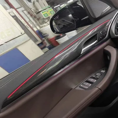 Dry Carbon Fiber Interior 6PCS for X3M F97 X4M F98 X3 X4 2023+ Carbon Interior Trim Car Interior Kits - immagine 4