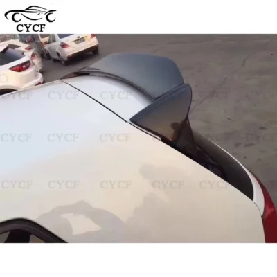 For Volkswagen VW Golf 7 7.5 VII MK 7 7.5 GTI Carbon Fiber Car Rear Luggage Rear Fender Diffuser Spoiler Top Wing Tail Body Kit - immagine 4