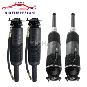 4Pcs Front+Rear ABC Hydraulic Suspension Shock Absorber Struts For Mercedes Benz W220 S500 S600 2203208913 2203209013 2203201538
