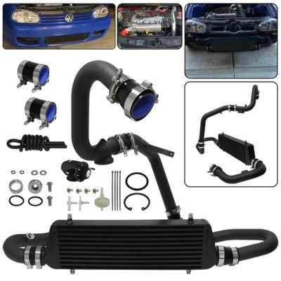 1998-2005 VW Golf GTI/Jetta GL/GLS/GLI 1.8T MKIV Aluminum Front Intercooler Kit + BOV Turbo Upgrade - immagine 6