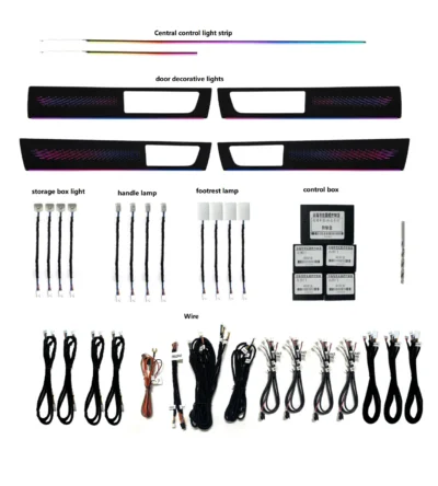 For Car Starry Sky Slide Ambient Lighting Decoration Is Suitable For Land Rover Discovery 4 2010-2016 Car LED Ambient Lighting