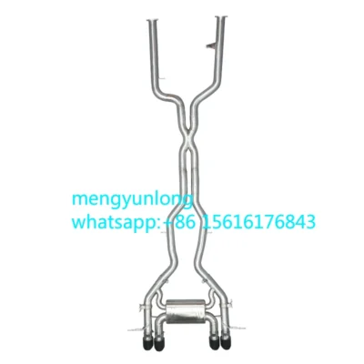 76mm Modified Sport Car Stainless Steel Dual Pipes Exhaust Pipes System Electronic Valve Muffler for M2 G87 S58 3.0T