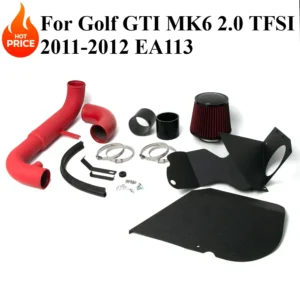 Cold Air Intake Kit for Golf GTI MK6 2.0 TFSI 2011-2012 EA113 Red Filter Pipe No Hole for MAF Sensor Car Engine Accessories