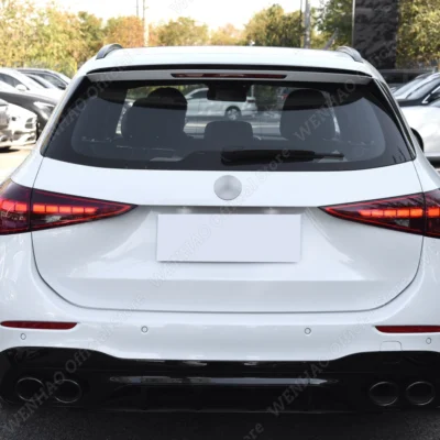 Car Rear Roof Spoiler Wing Window Tail Wing Diffuser Tuning Gloss Black For Mercedes Benz C Class Estate/ Wagon S206 2022-2024+ - immagine 3