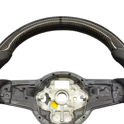 Carbon Fiber Steering Wheel Suitable For Golf 7 7.5 GTI MK7 Model Customizable Color And DSG Version Sports Car Accessories - immagine 6