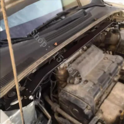 For Kia Sportage Hyundai Tucson Engine hood anti roll stability and fixed top bar aluminum alloy balance bar front link - Image 2